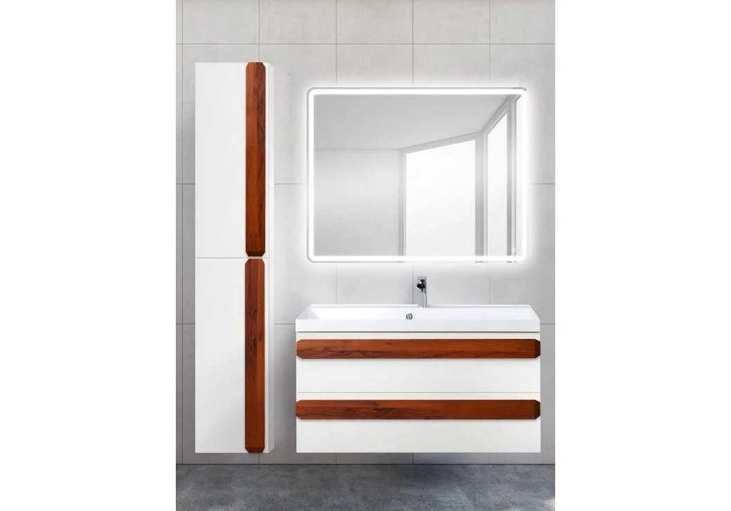 Приобрести пенал подвесной belbagno aurora-1600-2a-sc-bo-p-l 35 см, левый, bianco opaco