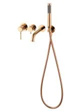 Смеситель для ванны встраиваемый WONZON & WOGHAND TOR, Розовое золото (WW-88889073-RG)
