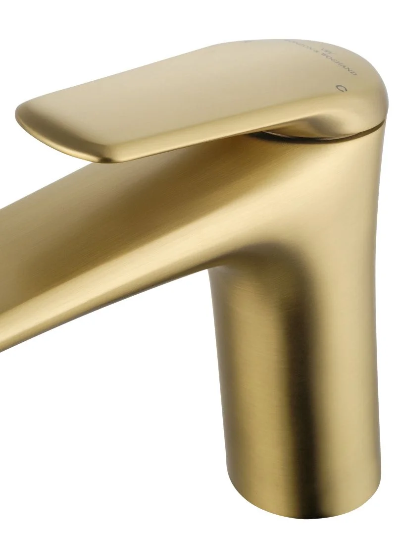 Приобрести смеситель для раковины wonzon & woghand elbe, брашированное золото (ww-a41222-bg)