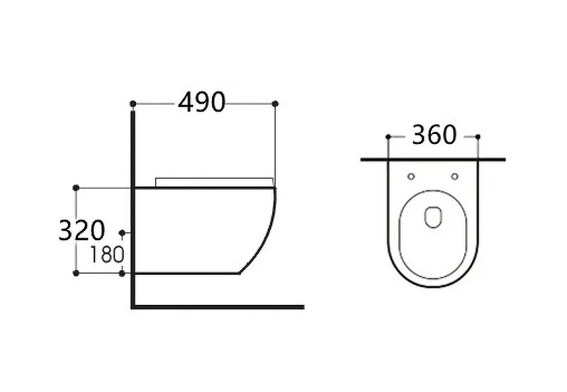 Приобрести унитаз подвесной безободковый aquatek европа сиденье микролифт aq1900-00