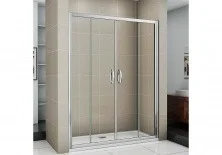 Дверь душевая Bas Infinity WTW-TD-170-G-CH 170 см (матовое стекло)