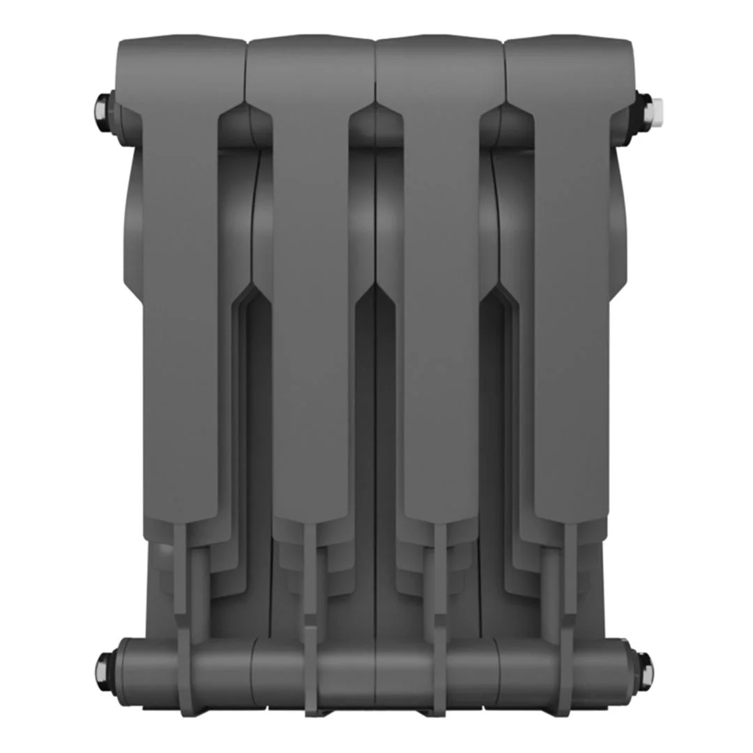 Приобрести royal thermo радиатор биметаллический biliner 350 /silver satin ( серебристый ) - 4 секц.