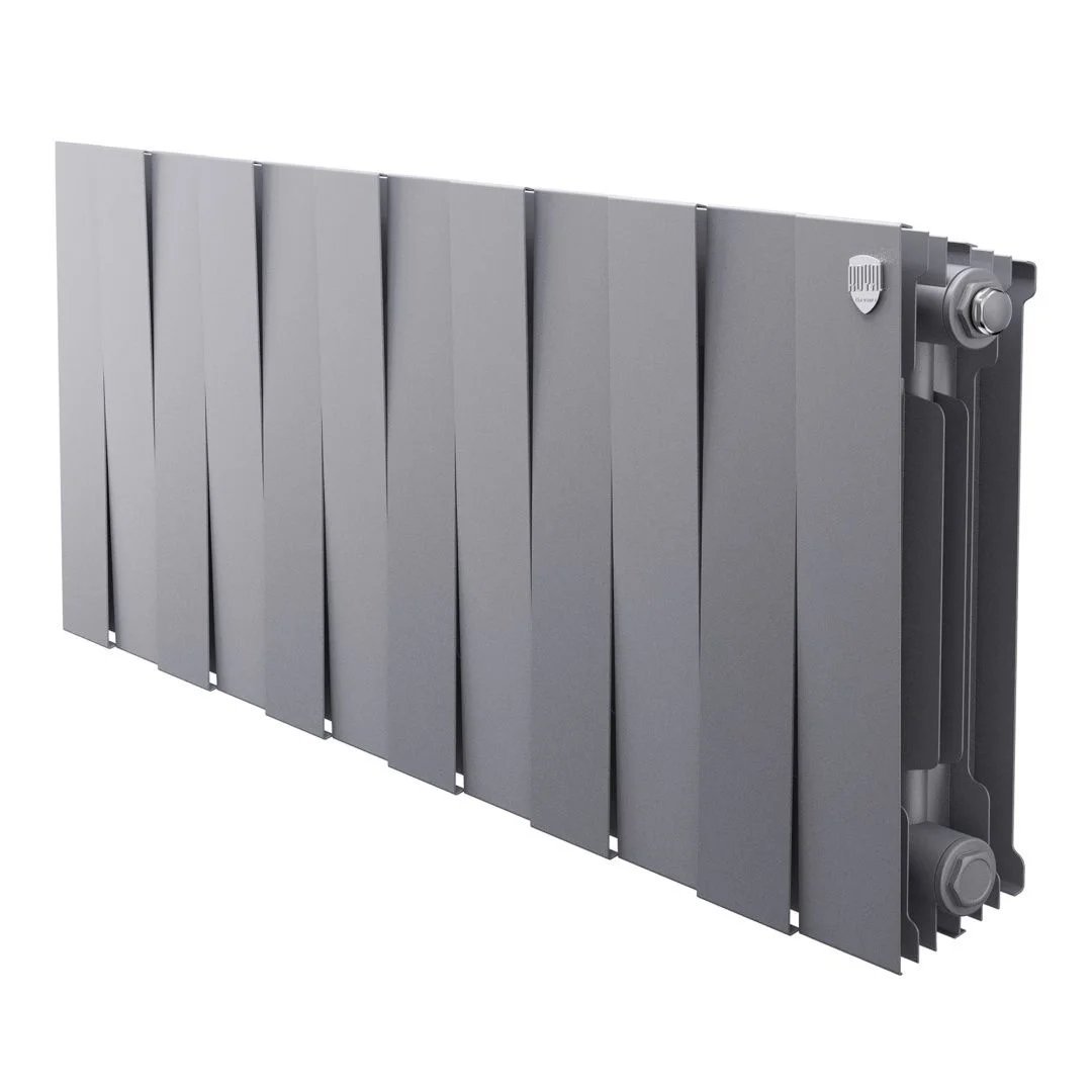 Приобрести royal thermo радиатор биметаллический pianoforte 300 /silver satin ( серебристый ) - 12 секц.