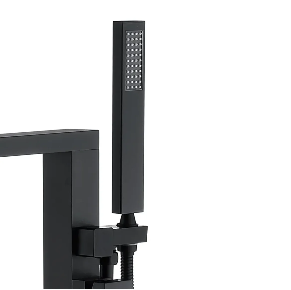 Приобрести grocenberg напольный смеситель для ванны, черный матовый gb800bl