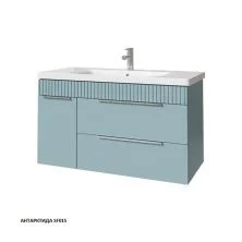 Caprigo Тумба с раковиной MONBAR 100 см, левая, антарктида