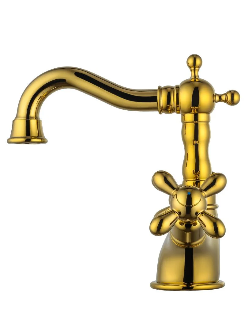 Приобрести смеситель для раковины wonzon & woghand retro, глянцевое золото (ww-88139020-pg)