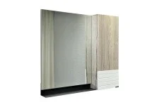 Сomforty Зеркало-шкаф "Страсбург-90" дуб дымчатый