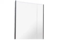 RONDA Шкаф зеркальный 700 мм, белый глянец/антрацит