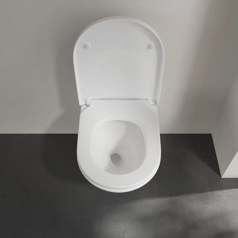 Приобрести унитаз подвесной villeroy boch subway 3.0, безободковый с тонким сиденьем микролифт 4670ts01