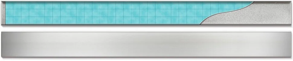 Приобрести душевой трап azario d40(боковой слив) c рамкой из нерж.стали, с решеткой klasik 750 мм