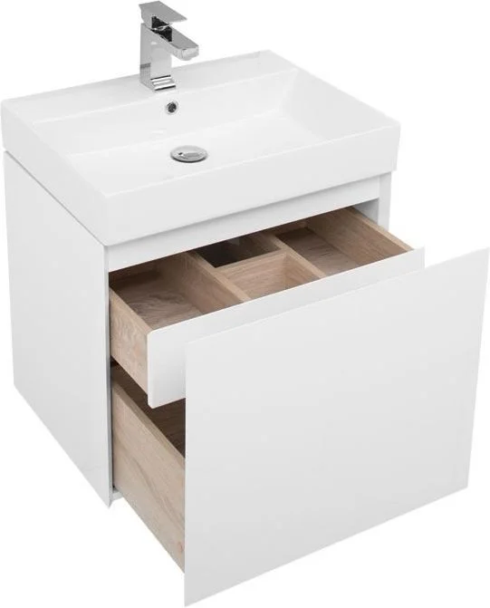 Приобрести aquanet тумба с раковиной йорк 60 см, белая 00212591