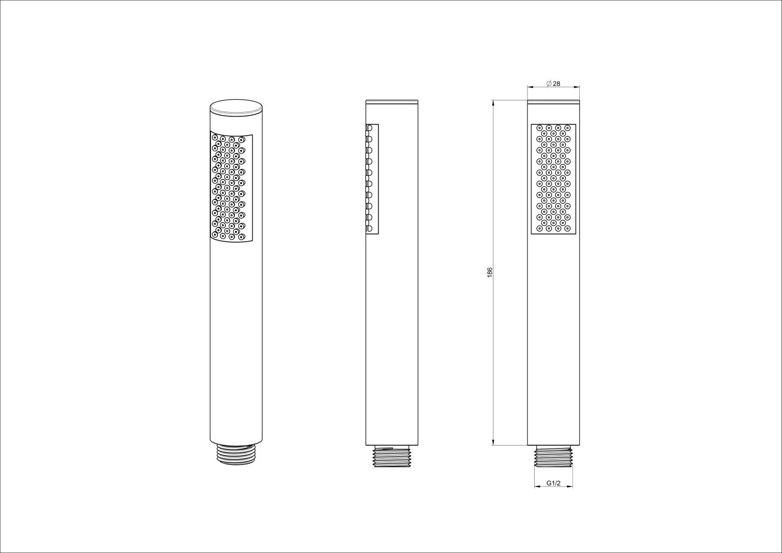Приобрести лейка для душа wonzon & woghand, брашированное золото (ww-88sc04-bg)