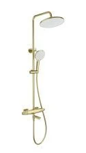 Душевая система с термостатом WONZON & WOGHAND NEO, Брашированное золото (WW-B3035-A2-BG)