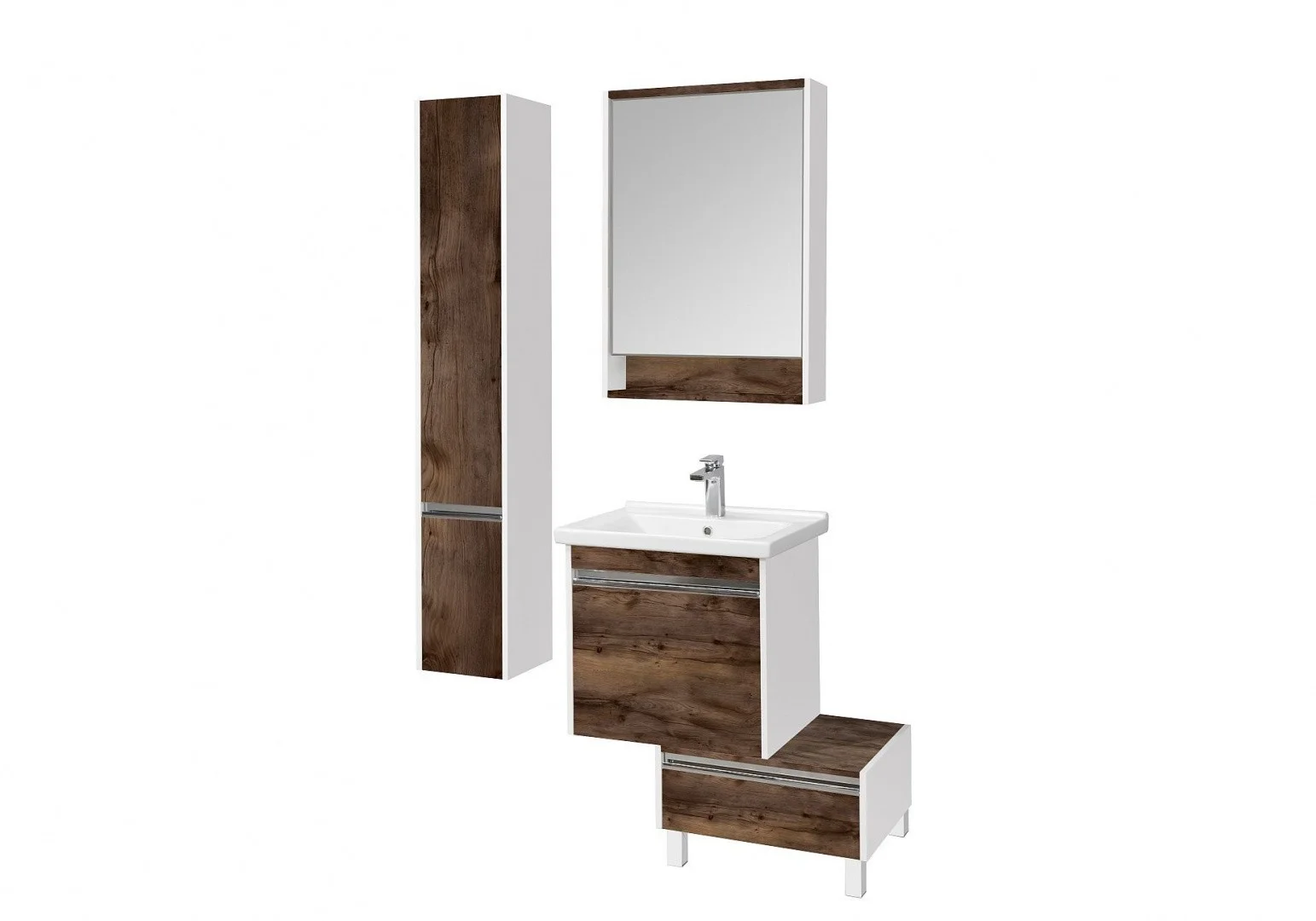 Приобрести зеркало-шкаф акватон капри 60 см 1a230302kpdb0