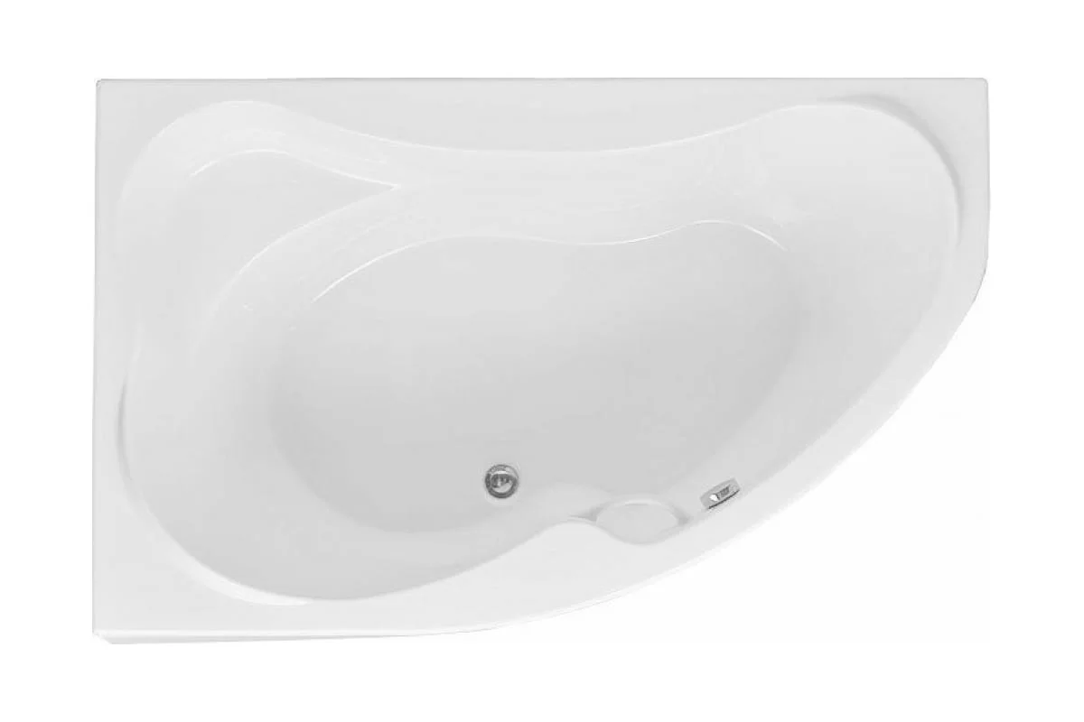 Приобрести aquanet акриловая ванна capri 160x100 см, белая, левая