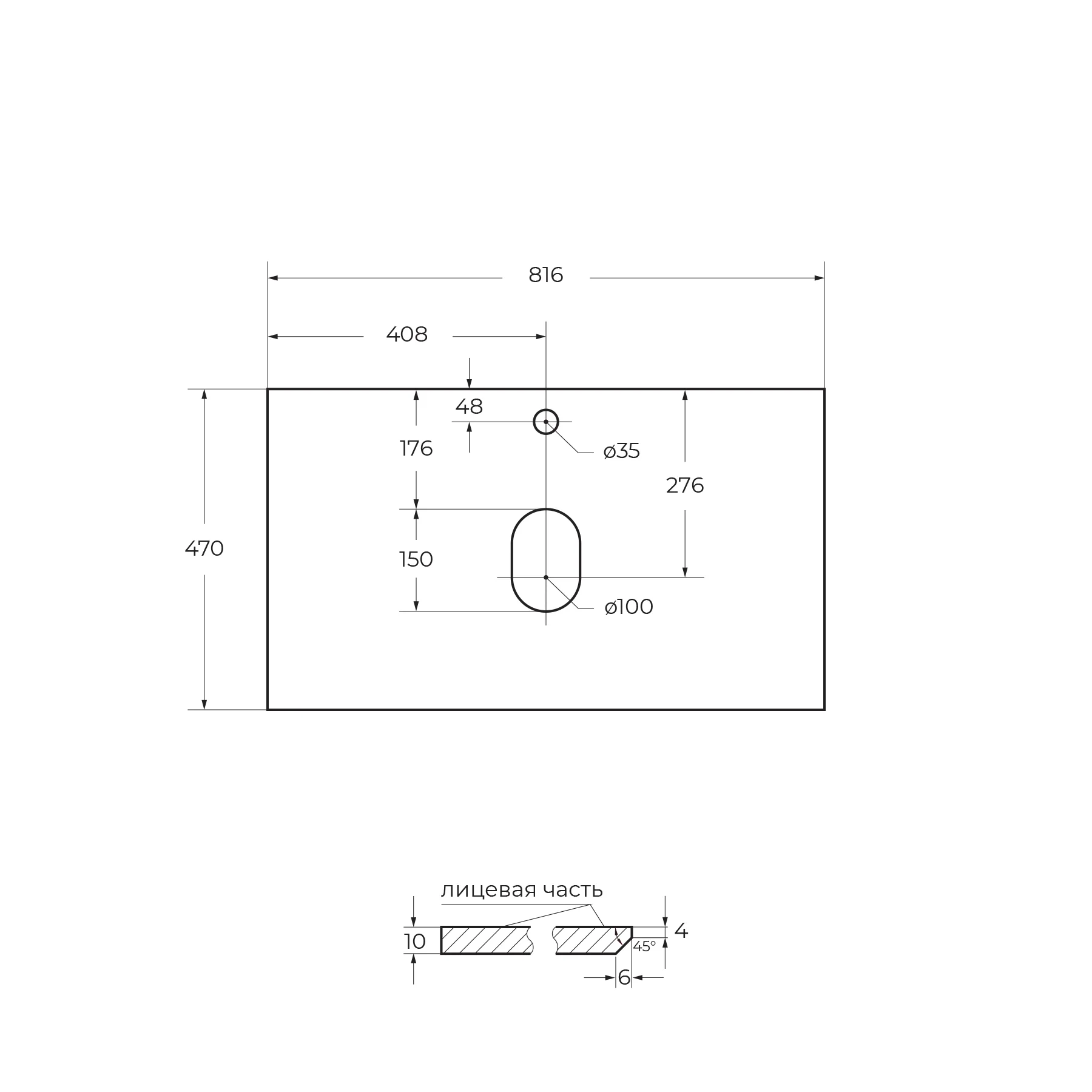 Приобрести belbagno тумба со столешницей etna 80 см, подвесная rovere nature