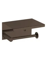 Boheme Держатель для туалетной бумаги с крышкой Uno Shine Gun Metall 10971-SGM