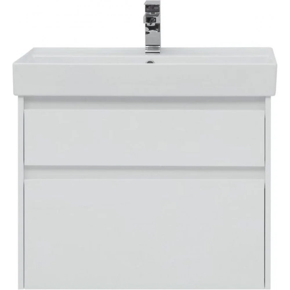 Приобрести aquanet тумба с раковиной nova lite 75 см, белая (2 ящика)