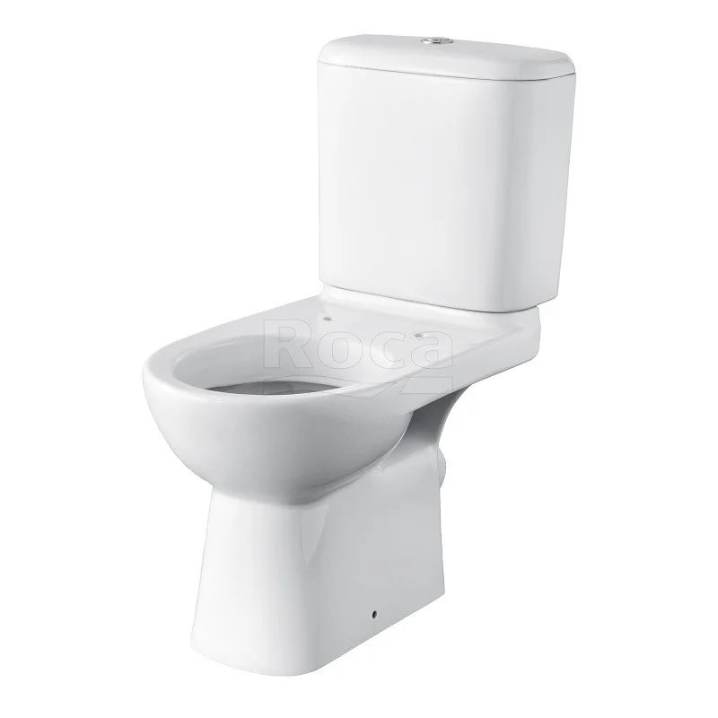 Приобрести унитаз-компакт roca access, горизонтальный выпуск, c сиденьем микролифт