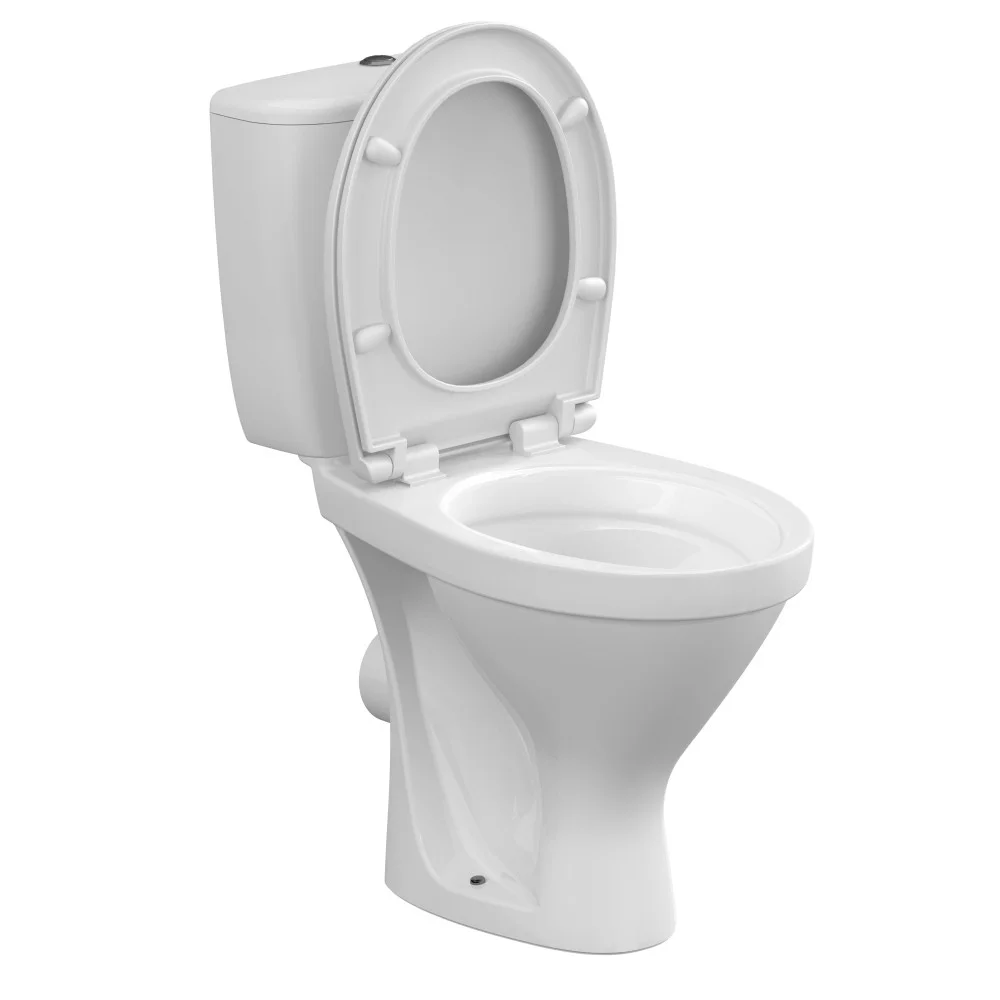 Приобрести напольный унитаз-компакт cersanit trento + крышка полипропилен