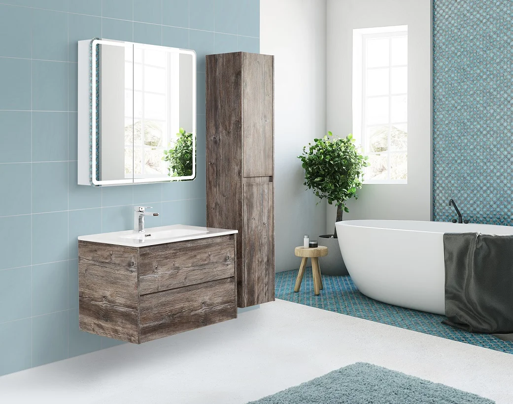 Приобрести belbagno зеркало-шкаф 80х80 см spc-mar-600/800-1a-led-tch