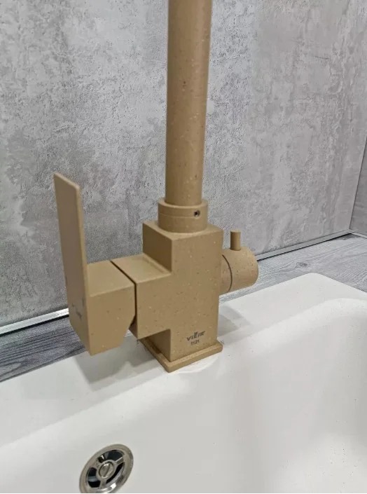 Приобрести смеситель для кухни vieir kitchen 359 мм, с подключением к фильтру, терракотовый v15025(m)