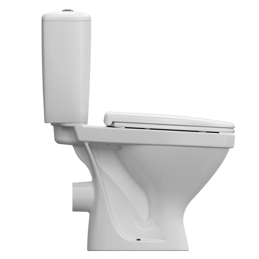 Приобрести напольный унитаз-компакт cersanit trento + крышка полипропилен