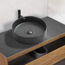 Vincea Раковина накладная 39х39 см, антрацит матовая VBS-216MA
