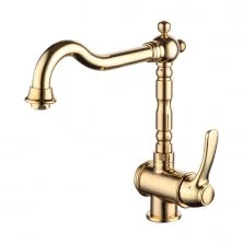 IDDIS Смеситель для кухни Oldie 277мм, золото OLDYGL0i05