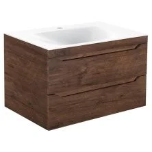 Vincea Тумба подвесная Fine 80 см, темное дерево VMC-2F800RW;VCB-1F800W