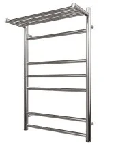 Полотенцесушитель электрический Point 500х800 Аврора П6 с полкой, хром PN10158PE