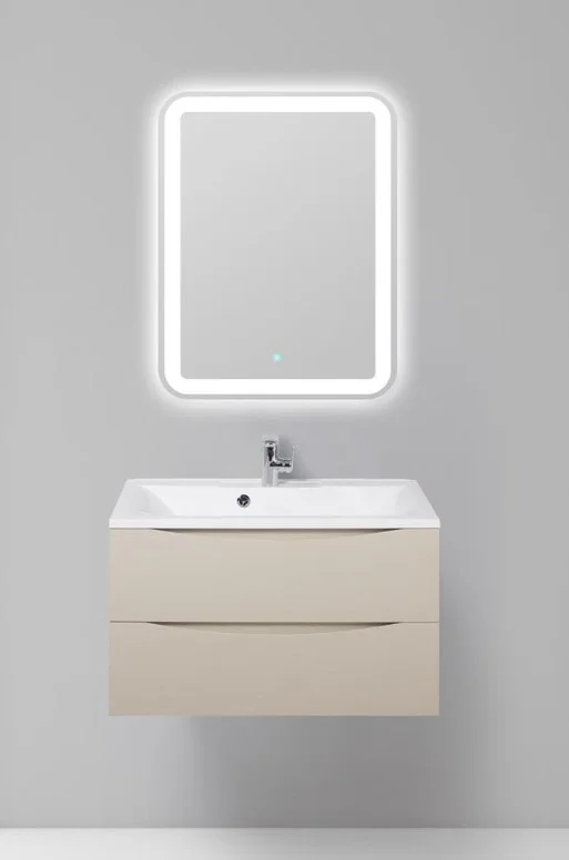 Приобрести тумба подвесная с раковиной belbagno marino-1000-2c-so-co-p 100 см, crema opaco
