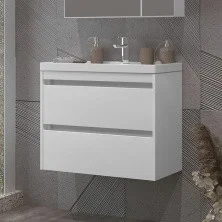 Opadiris Тумба подвесная с раковиной Фреш 70 см, белая