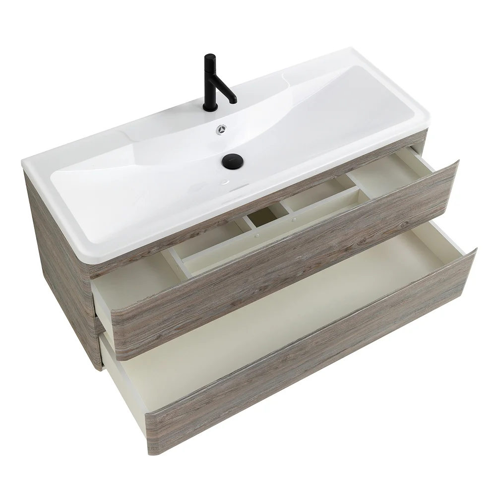 Приобрести belbagno тумба с раковиной albano 120 см, подвесная pino scania, белая раковина