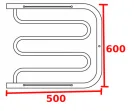 Заказать полотенцесушители 600х500 мм, фоткстрот 