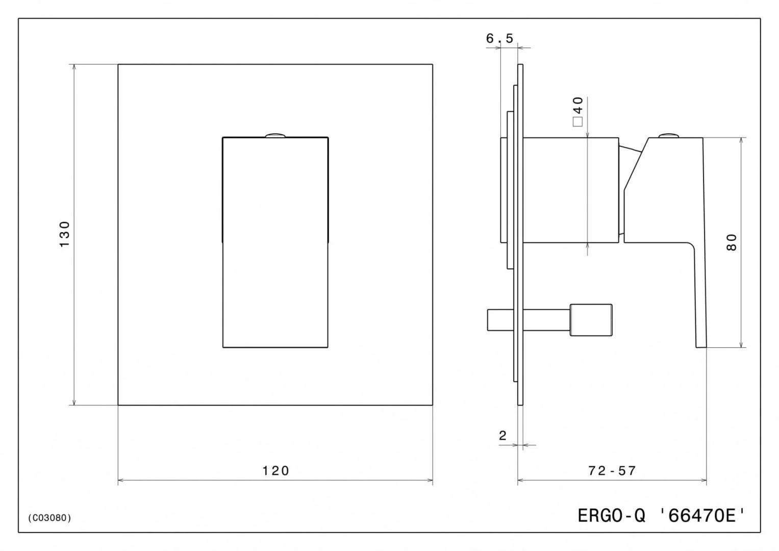 Приобрести kerama marazzi смеситель для душа скрытого монтажа futura с дивертором на два потока, черный матовый 66470ekm.01.093