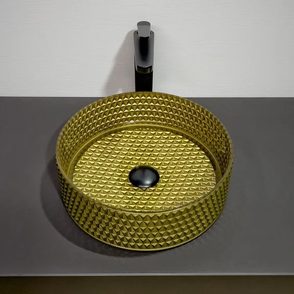 Приобрести comforty раковина накладная gl05 36х44 см стеклянная