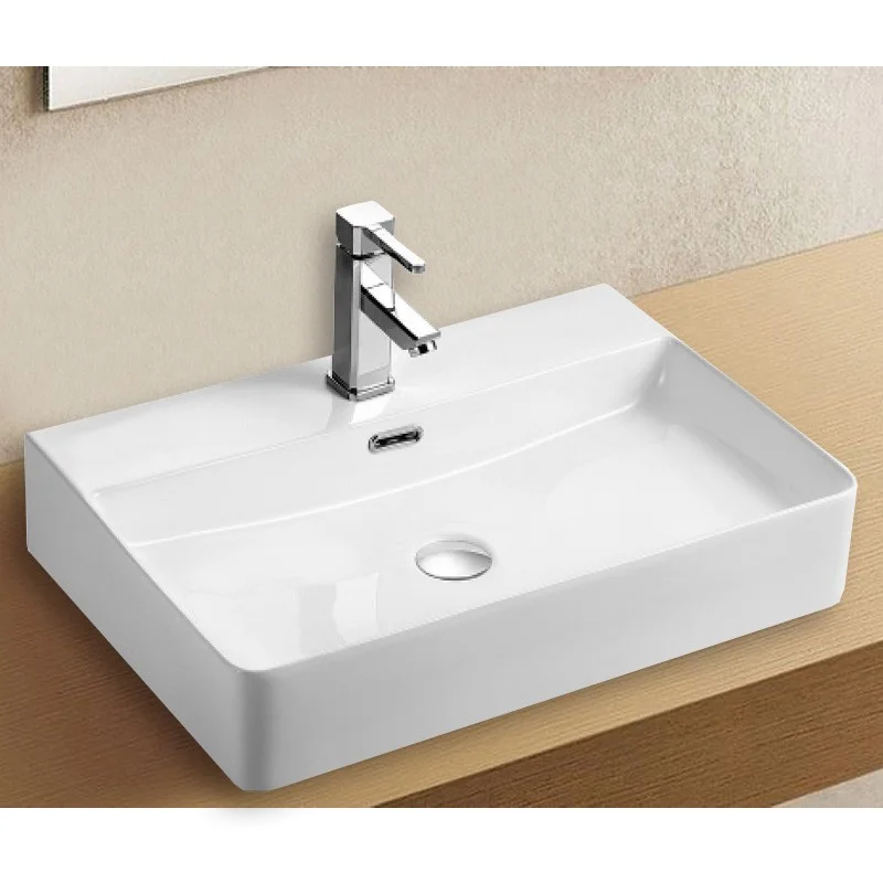 Приобрести azario раковина накладная 60х42 см, белая az-2173 sp