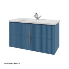 Caprigo Тумба с раковиной NOVARA 100 см, голубая, эмаль