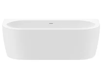 CEZARES Акриловая ванна SLIM WALL 180х80 см, белая SLIM WALL-180-80-60-W37-SET