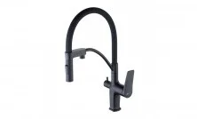 LEMARK Смеситель для кухни Bronx с подключением к фильтру, черный LM3761BL