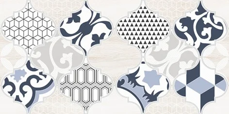 Приобрести декор настенный lb-ceramics мореска синий 1 1641-8629