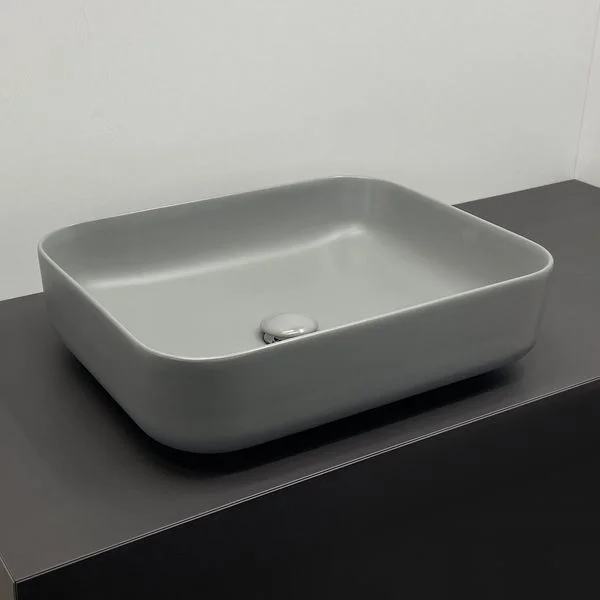 Приобрести comforty раковина накладная t-y9378mh 50х41 см, светло-серая матовая