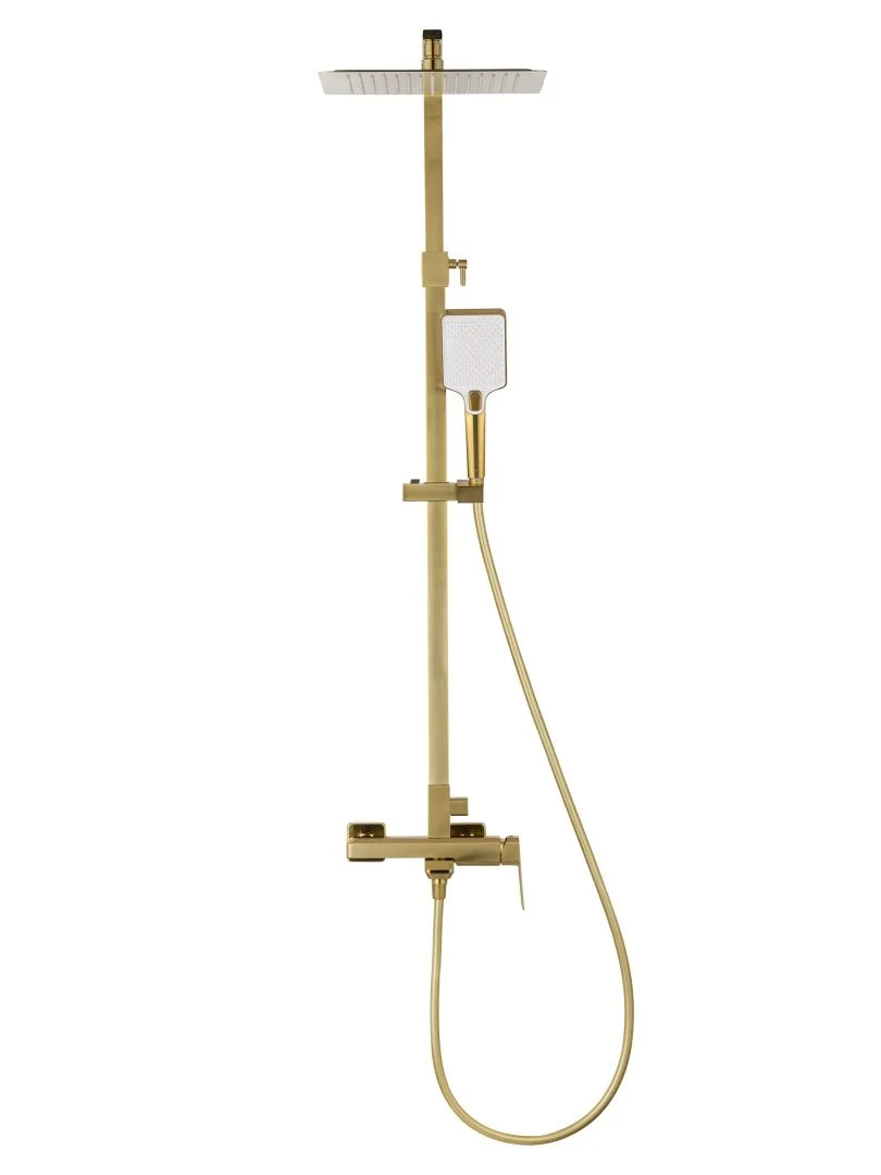 Приобрести душевая система wonzon & woghand diamond, брашированное золото (ww-88739011-bg)