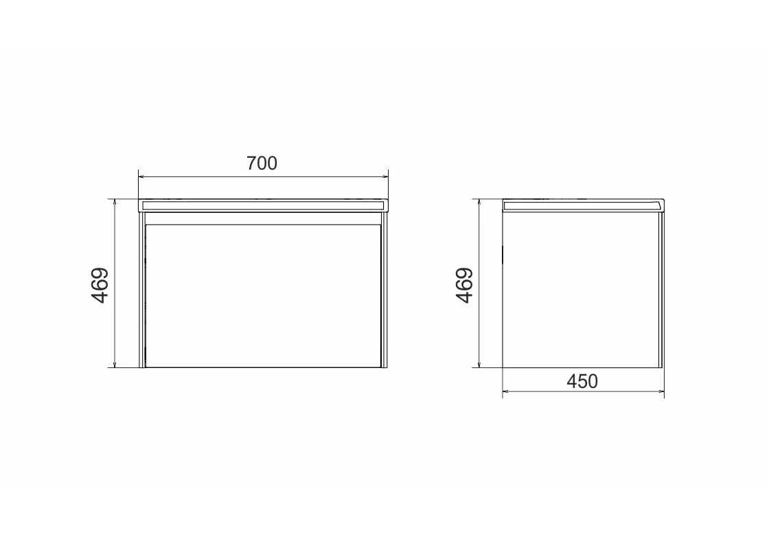 Приобрести тумба подвесная с раковиной velvex klaufs 70 см tpkla.70.1y-617.217, черный/дерево