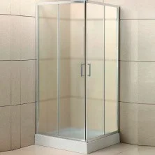 Ограждение душевое BelBagno Uno 85х85 UNO-195-A-2-85-P-Cr, хром/рифленое