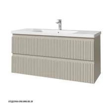 Caprigo Тумба с раковиной FORTE-Smalty TYPE 120 см, серая, эмаль