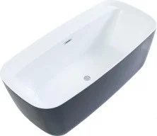 Aquanet Акриловая ванна Family Fine 170x78 см, черная, 95778 Gloss Finish