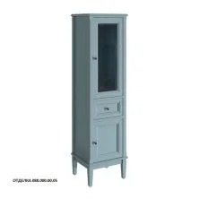 Caprigo Пенал JARDIN 45 см, правый, голубой, эмаль