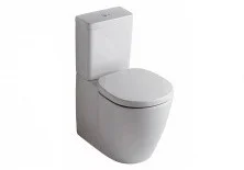 Унитаз приставной безободковый Ideal Standard CONNECT AquaBlade с крышкой дюропласт